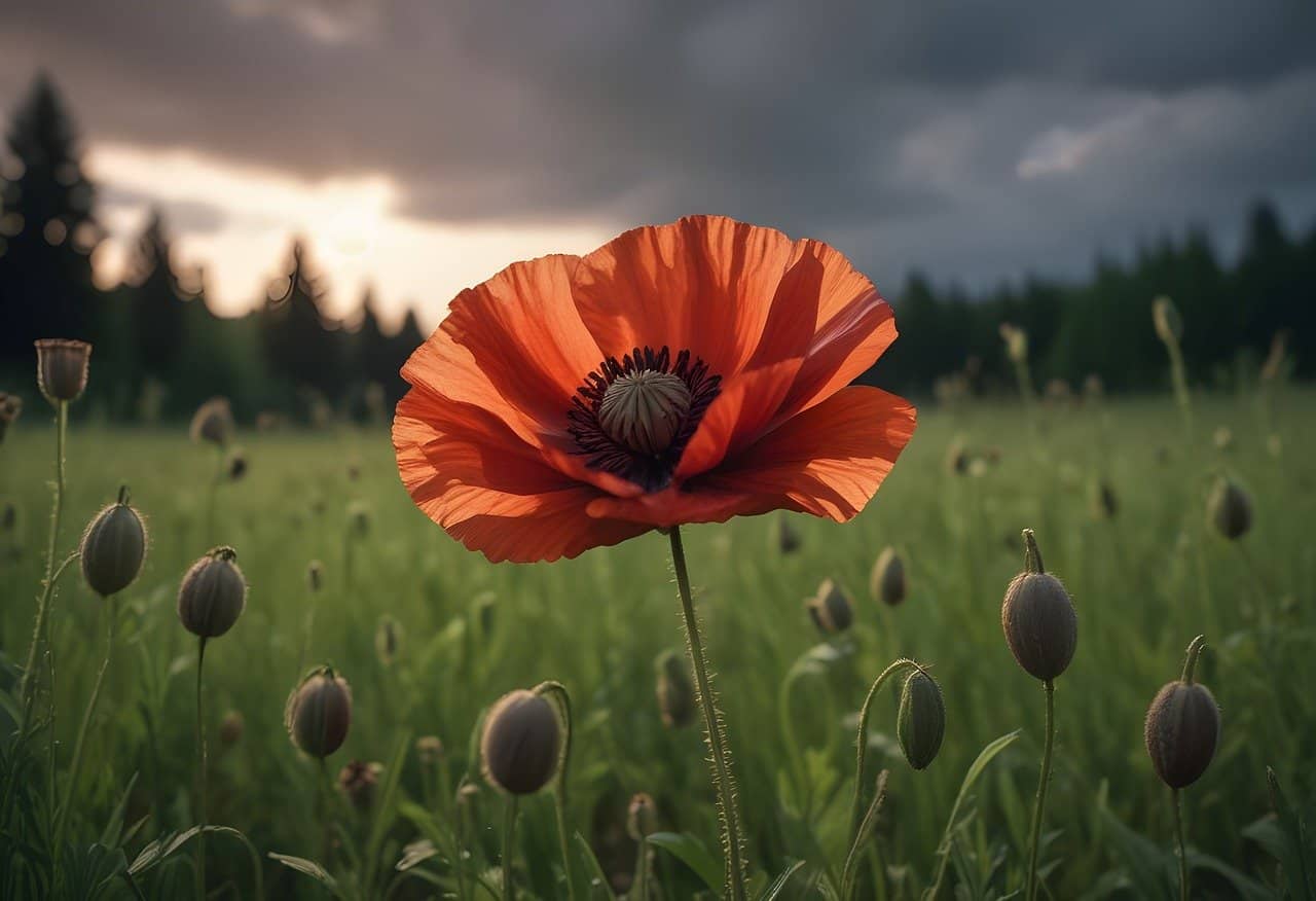 Vibrant Red Poppy Flower 8732075 1280