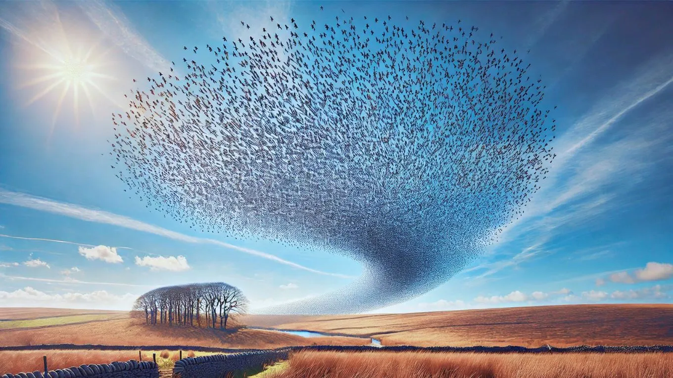 Murmure of starlings